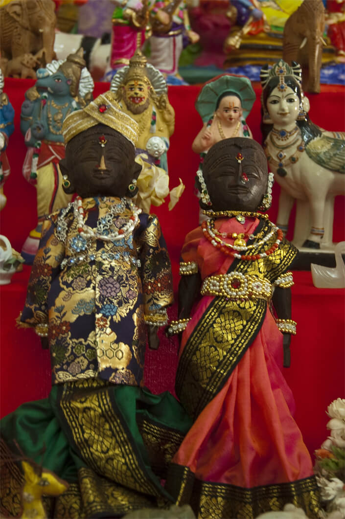 Dolls that were depicted in the previous photo montage.