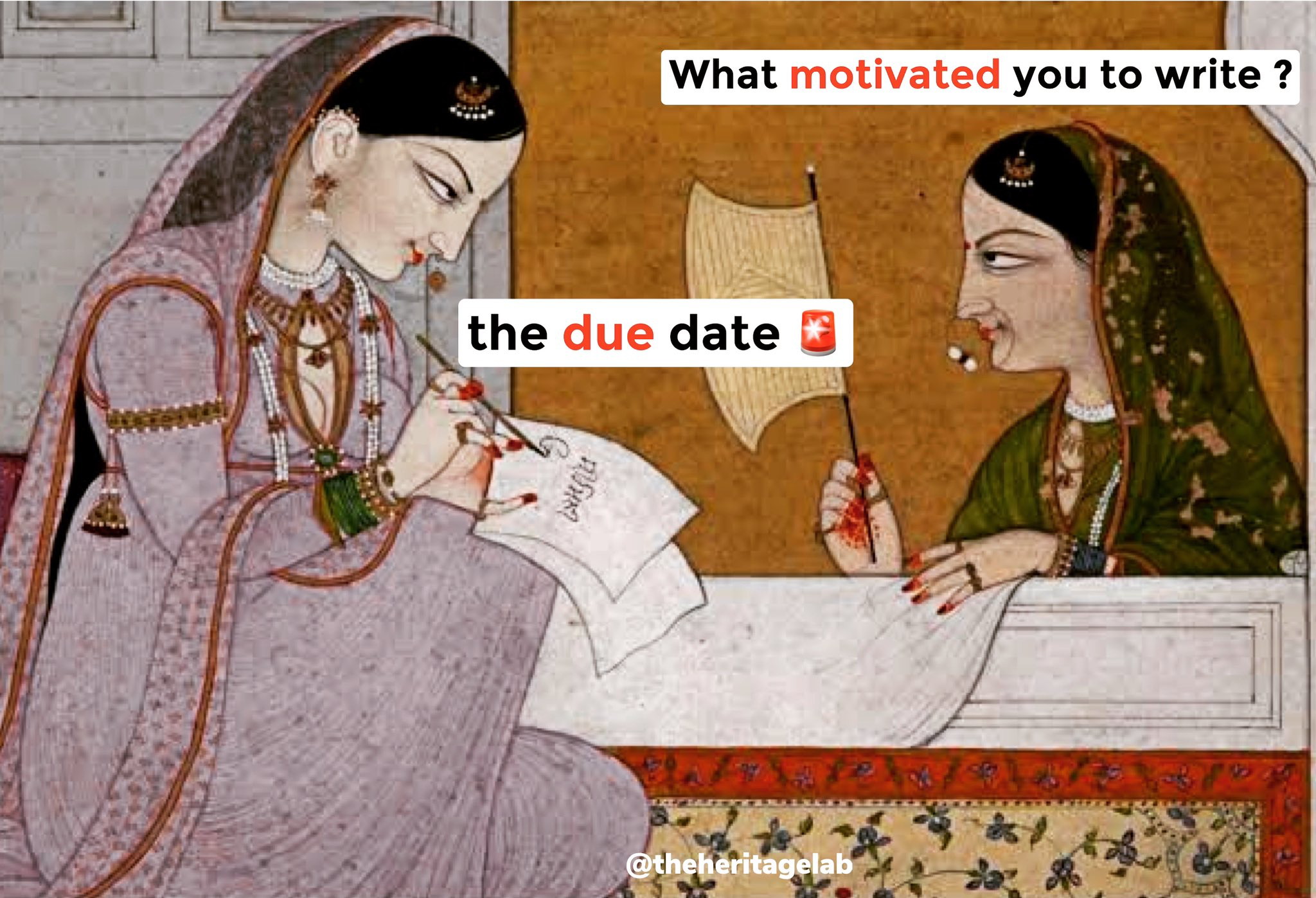 DueDate, Courtesy : The Heritage Lab