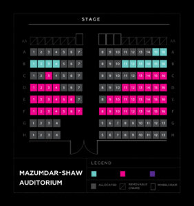 Auditorium seat layout